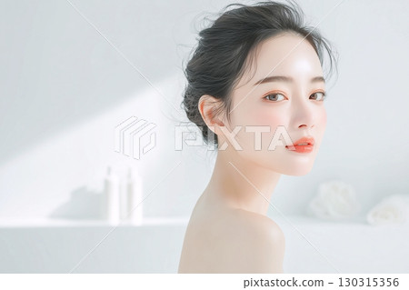 女性美白、護膚、抗衰老的“AI生成圖像” 130315356