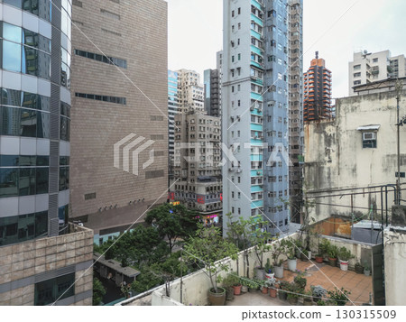 Aug 30 2025 Historic Tong Lau Buildings in Mong Kok Streets Aug 30 2025 130315509