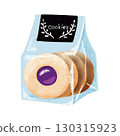 Blueberry jam cookies 130315923