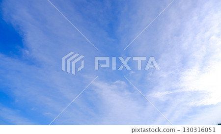 Blue Sky and Wispy Cirrus Clouds 130316051