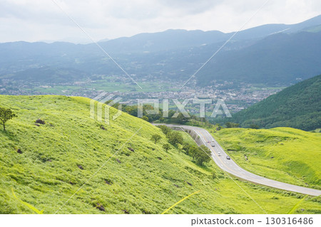 Oita Prefecture, Yufuin, Mount Yufu, Yamanami Highway 130316486