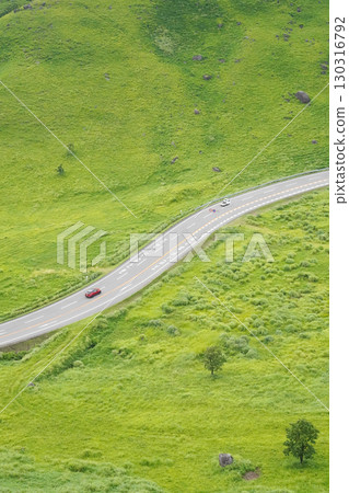 Oita Prefecture, Yufuin, Mount Yufu, Yamanami Highway 130316792