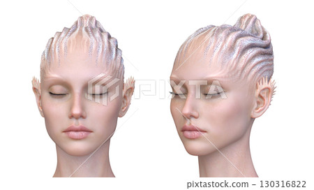 女性外星人臉 130316822