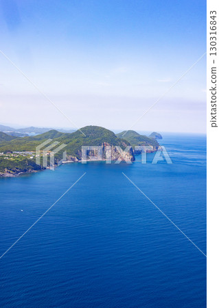 Tsushima seen from a passenger plane 130316843