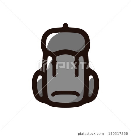 Backpack, rucksack illustration icon (bag, tool, outdoor material) 130317266