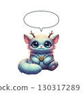 Imaginary creature speech bubble 130317289