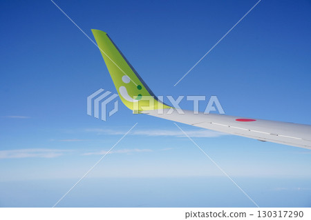 The view from the window of the plane 130317290