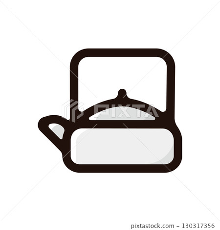 Kettle, kettle illustration icon (kitchen, tools, outdoor materials) 130317356