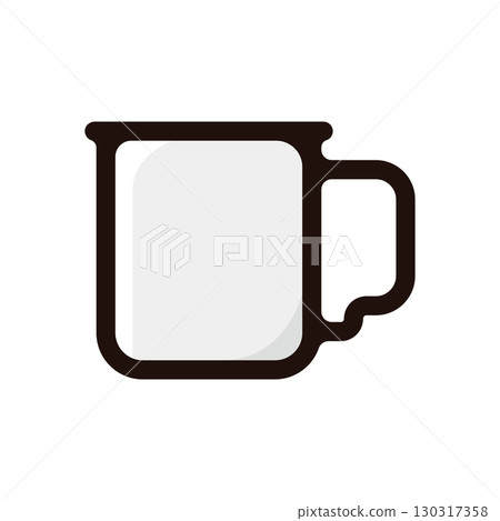 馬克杯、露營杯插圖圖示(廚房、工具、戶外材料) 馬克杯、露營杯插圖圖示(廚房、工具、戶外材料) 130317358