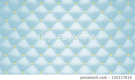 絎縫背景（心形，藍色） 130317618