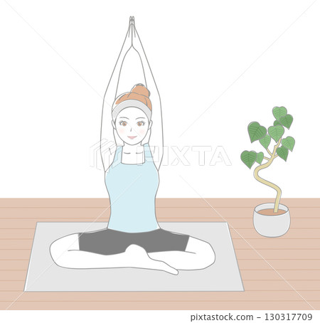 Women who do yoga 130317709