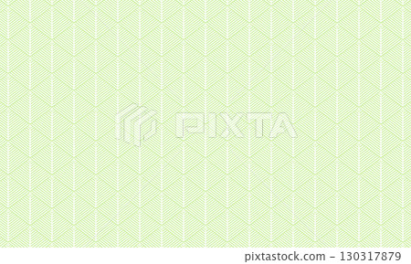 Wallpaper with a yellow-green young pine diamond pattern that spreads horizontally 130317879
