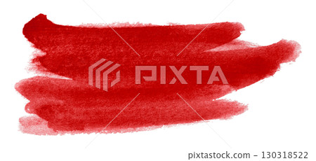 red watercolor background. Artistic hand paint. Isolated on transparent background. red watercolor background. Artistic hand paint. Isolated on transparent background. 130318522