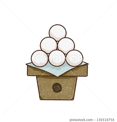 Tsukimi dumplings illustration Tsukimi dumplings illustration 130318758