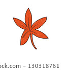 Autumn leaves vector illustration 130318761