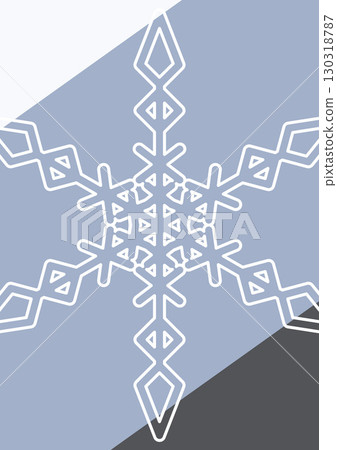 幾何雪花設計 幾何雪花設計 130318787