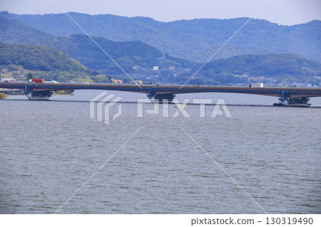 Lake Hamana view from Kanzanji Temple 130319490
