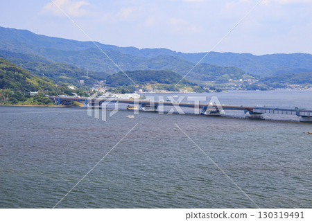 Lake Hamana view from Kanzanji Temple 130319491