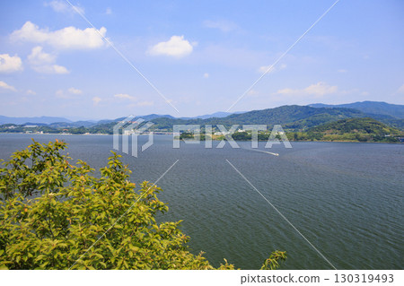 Lake Hamana view from Kanzanji Temple 130319493
