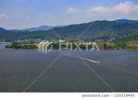 Lake Hamana view from Kanzanji Temple 130319495