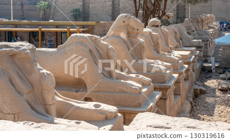 Ancient ruins of Karnak Temple in Luxor, Egypt Ancient ruins of Karnak Temple in Luxor, Egypt 130319616