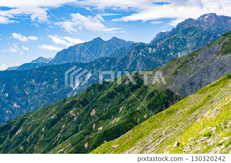 View of Mt. Karamatsu from the hiking trail leading to Happoike Pond 130320242