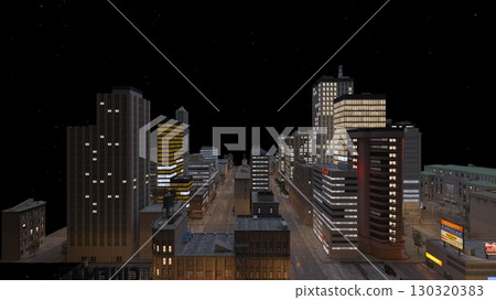 城市夜景 130320383