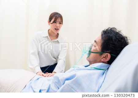 男子使用呼吸機,家人被緊急送往醫院 男子使用呼吸機,家人被緊急送往醫院 130320473