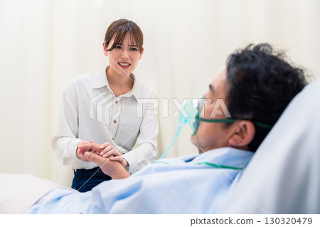 Man on ventilator and family rushed to hospital 130320479