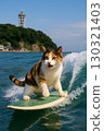 Sea and cat 130321403