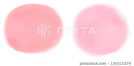 Warm pink background speech bubble frame 130321879