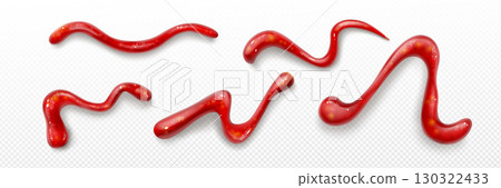 Ketchup sauce drop stripes Ketchup sauce drop stripes 130322433