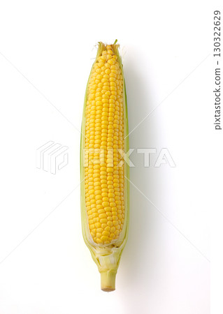 White background and Hokkaido corn White background and Hokkaido corn 130322629