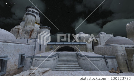 Fortress courtyard 130323783