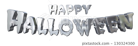 3DCG text "Happy Halloween" Happy Halloween 130324300