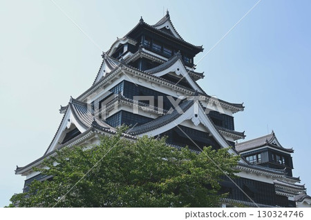 修復後的熊本城塔 130324746