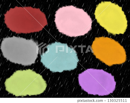 Colorful clouds on black background Colorful clouds on black background 130325511