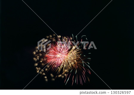 Fireworks seen from the room Fireworks seen from the room 130326597