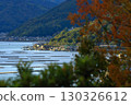 The Seto Inland Sea, where oyster farming is thriving, and local train lines 130326612