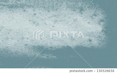 The old weathered aquamarine wall surface 130326638