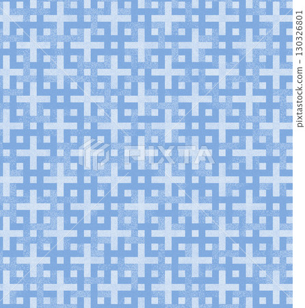 Light blue geometric plus sign pattern creating visual texture 130326801
