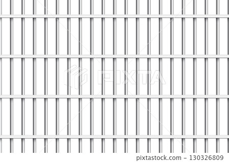 Metal prison jail background. Cell bar with vertical and horizontal steel rods. Secure detention concept. Zoo cage. Realistic vector illustration Metal prison jail background. Cell bar with vertical and horizontal steel rods. Secure detention concept. Zoo cage. Realistic vector illustration 130326809