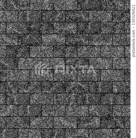Dark grunge brick wall forming textured background 130326822