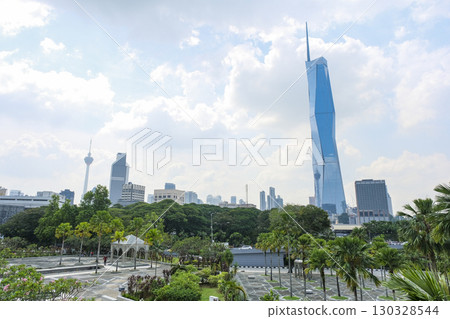 Kuala Lumpur cityscape seen from the National Mosque Kuala Lumpur cityscape seen from the National Mosque 130328544