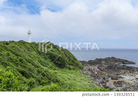 Urigizaki Lighthouse stands on a rocky outcrop at the southern tip of the Izu Peninsula. Urigizaki Lighthouse stands on a rocky outcrop at the southern tip of the Izu Peninsula. 130328551