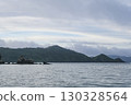 清晨從 Nchana 海灘望去的渡嘉敷島 130328564