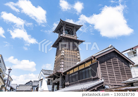 Kawagoe City, Saitama Prefecture The Toki no Kane, a symbol of the kurazukuri townscape 130328730