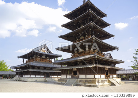 世界遺產:奈良法隆寺五重塔和金堂 世界遺產:奈良法隆寺五重塔和金堂 130329899