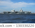 英國皇家海軍航空母艦「威爾斯親王號」從東京灣啟航。 2025年9月2日 130330220