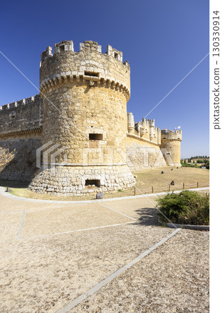 Castle of Grajal de Campos standing tall in Castilla and Leon, Spain Castle of Grajal de Campos standing tall in Castilla and Leon, Spain 130330914